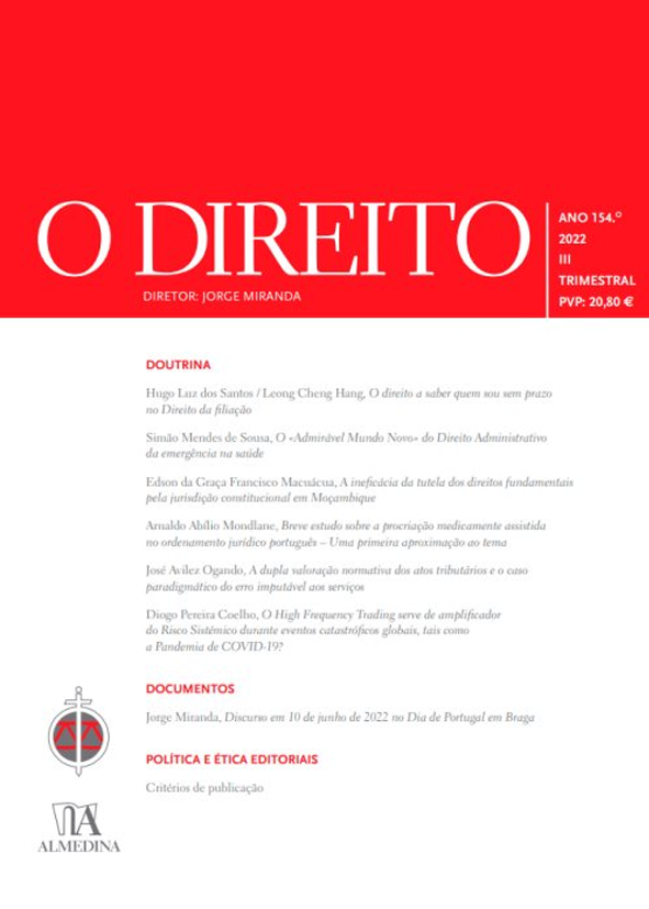 O DIREITO - ANO 154 (2022) - Nº III